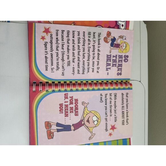 Y2K Rare Vintage Lizzie McGuire Best Of Everything Scholastic Trifold Notebook - Picture 4 of 12